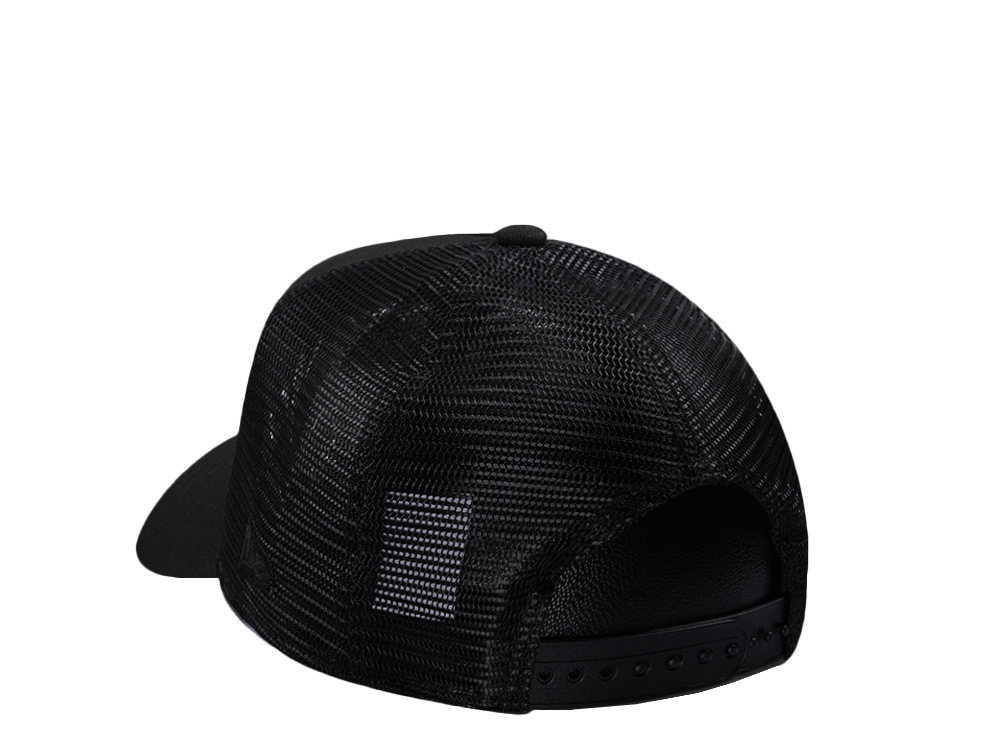 New Era Detroit Tigers Black On Black Edition 9Forty A Frame Trucker Snapback Gorra