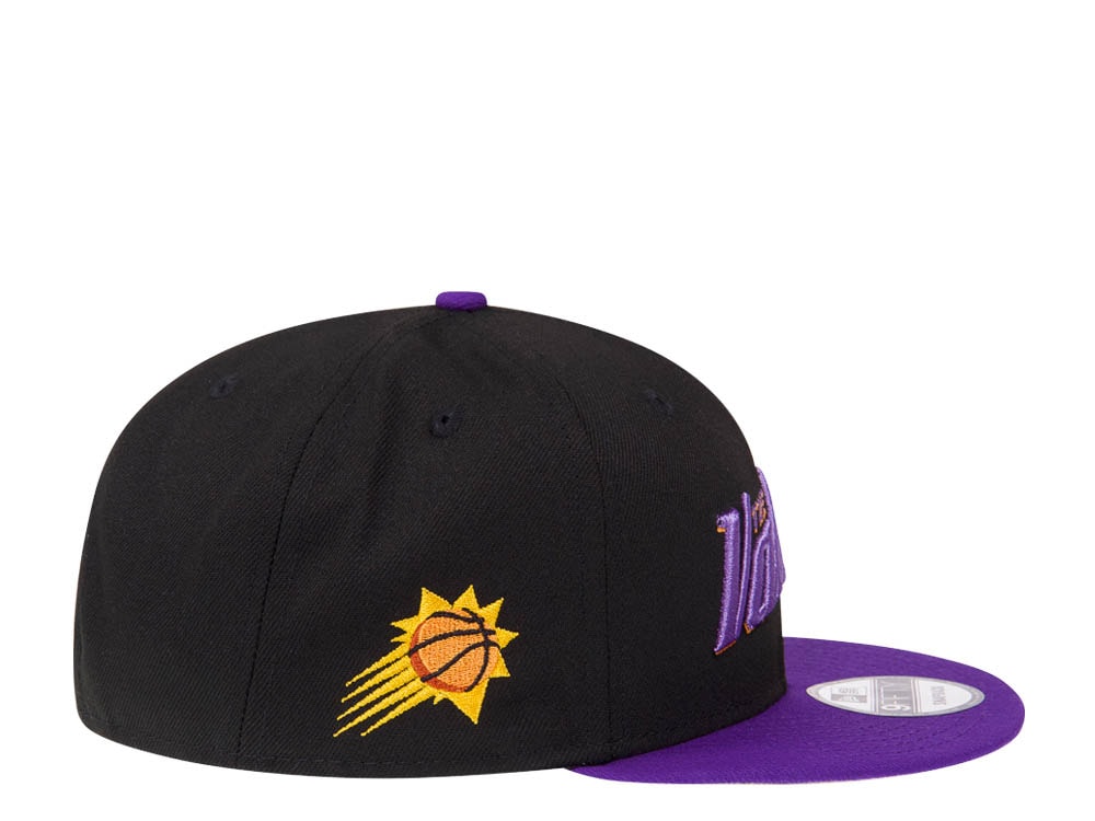 New Era Phoenix Suns Black True Purple Edition 9Fifty Snapback Gorra