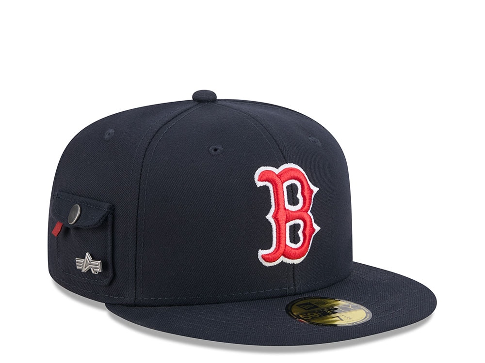 New Era Alpha Industries Boston Red Sox Navy Prime Edition 59Fifty Fitted Gorra