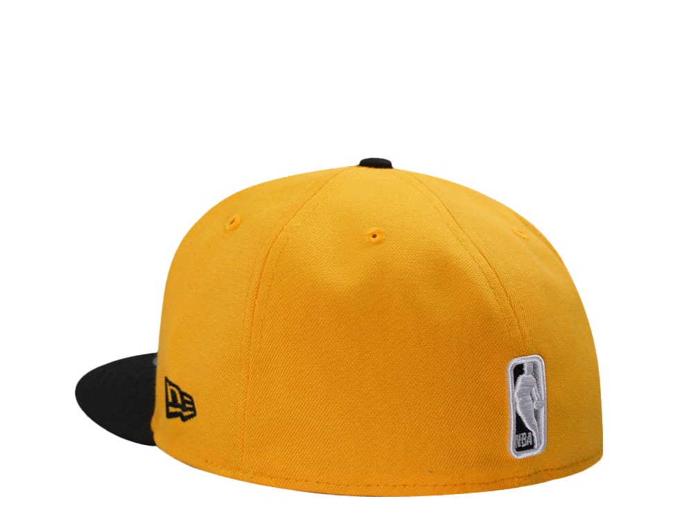 New Era Chicago Bulls Back To Back World Champions Yellow Two Tone Edition 59Fifty Fitted Gorra