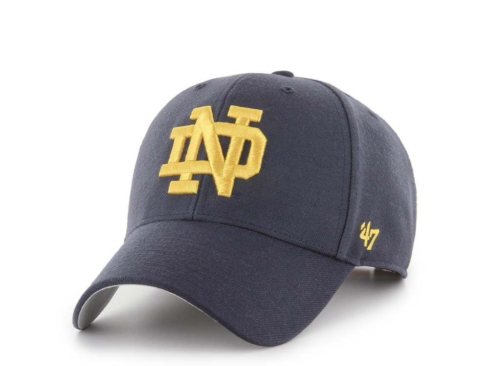 47Brand Notre Dame Fighting Irish Navy MVP Strapback Gorra