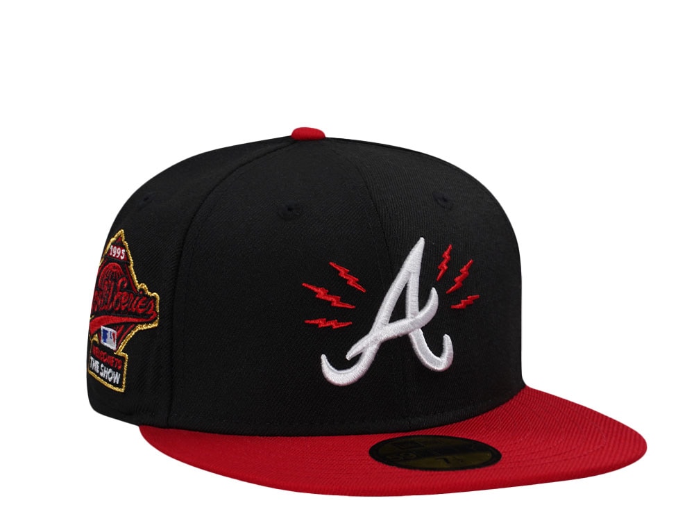 New Era Atlanta Braves World Series 1995 Wool Two Tone Throwback Edition 59Fifty Fitted Gorra