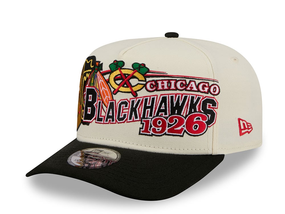 New Era Chicago Blackhawks Classic Logo Two Tone Edition 9Fifty A Frame Snapback Gorra