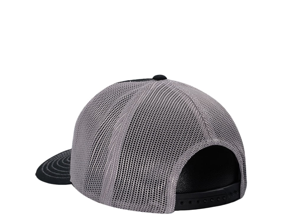 John Deere Quality Farm Vitnage Charcoal Trucker Snapback Gorra