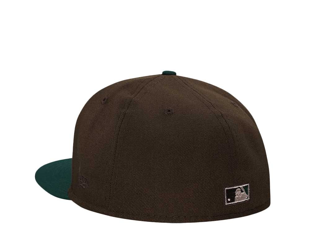 New Era Atlanta Braves Inaugural Season 2017 Forest Pink Two Tone Edition 59Fifty Fitted Gorra