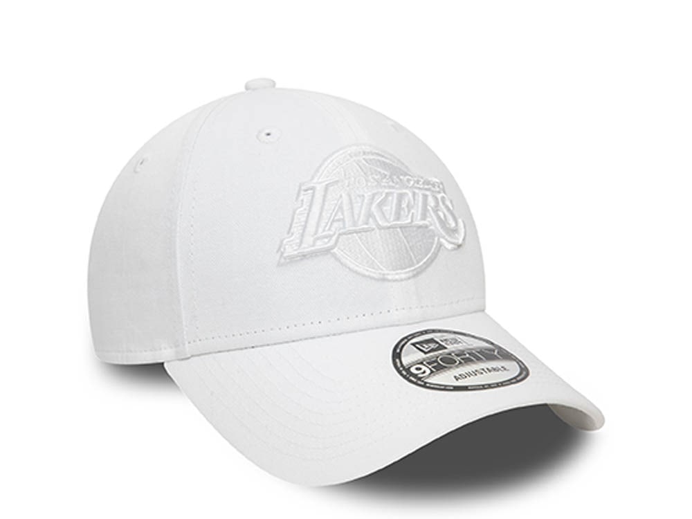 New Era Los Angeles Lakers Essential White 9Forty Strapback Gorra