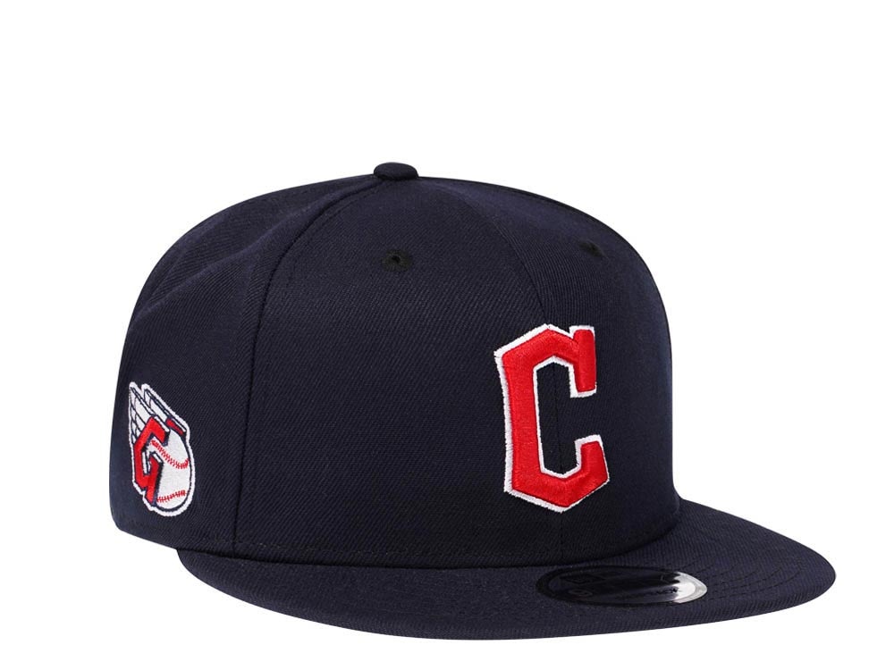 New Era Cleveland Guardians Navy Classic Edition 9Fifty Snapback Gorra