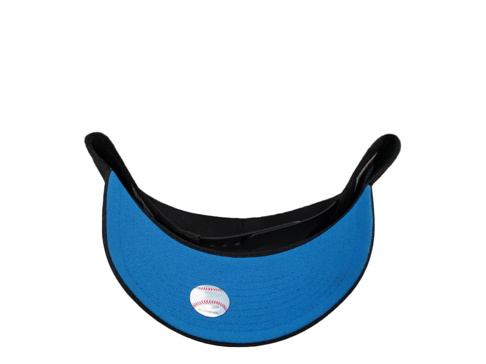 New Era New Era Toronto Blue Jays 30th Anniversary Black Blue 9Forty A Frame Snapback Gorra