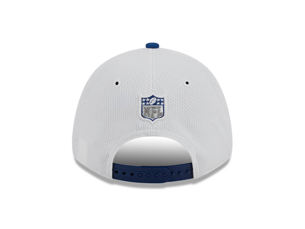 New Era Indianapolis Colts NFL Sideline 2023 Blue White  9Forty Snapback Gorra