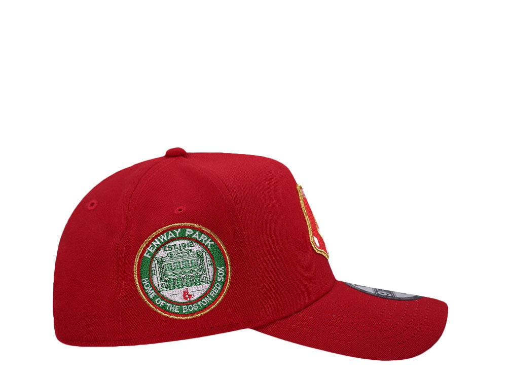 New Era Boston Red Sox Fenway Park Red Prime Edition 9Forty A Frame Snapback Gorra