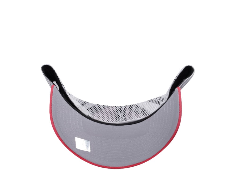 New Era Miami Heat Coral Pink Prime Edition 9Forty A Frame Trucker Snapback Gorra