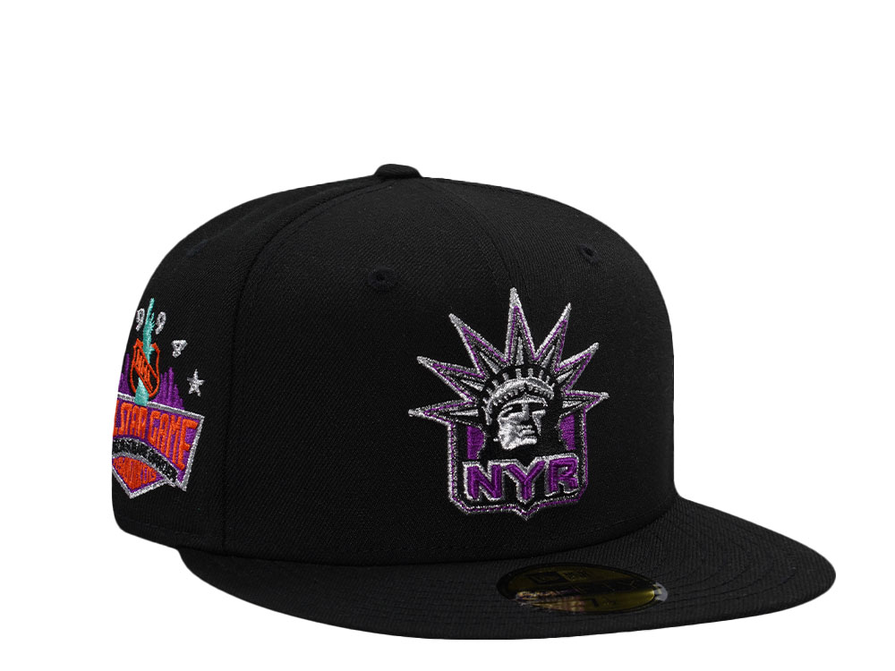 New Era New York Rangers All Star Game 1994 Black Prime Edition 59Fifty Fitted Gorra
