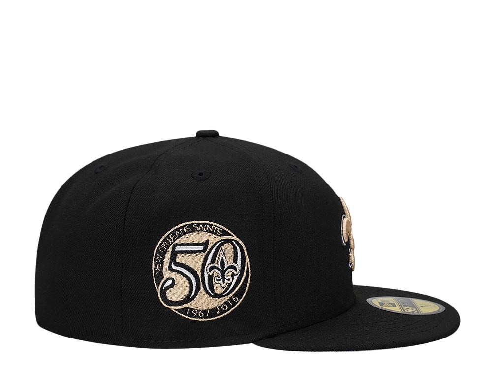 New Era New Orleans Saints 50 Seasons Classic Prime Edition 59Fifty Fitted Gorra