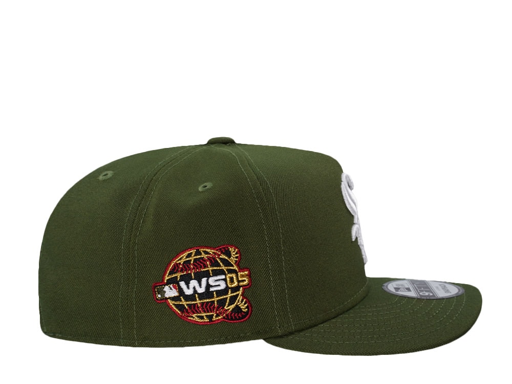 New Era Chicago White Sox World Series 2005 Rifle Green Edition 9Fifty A Frame Snapback Gorra