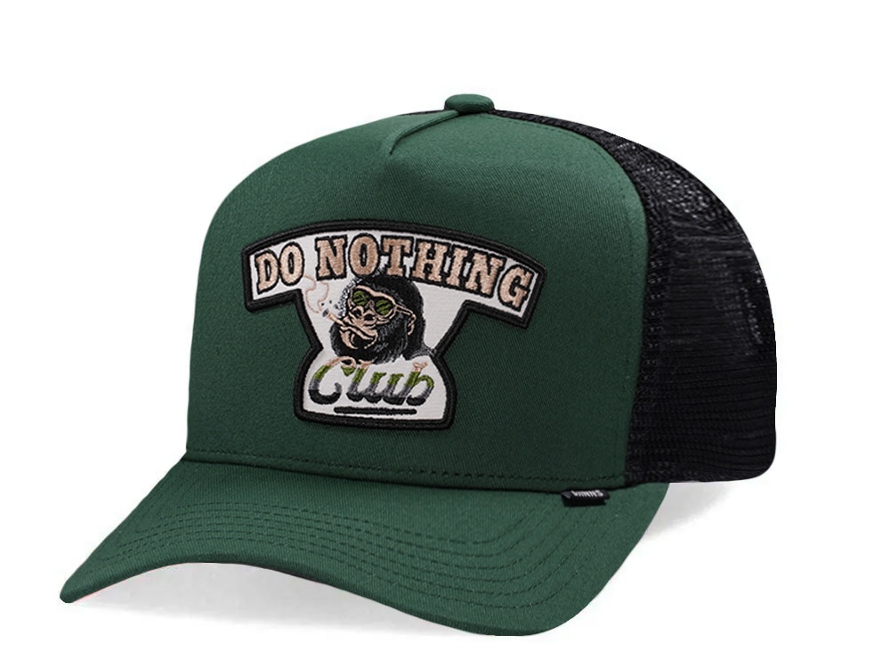 Djinns HFT Do Nothing Club Gorilla Olive Trucker Snapback Gorra
