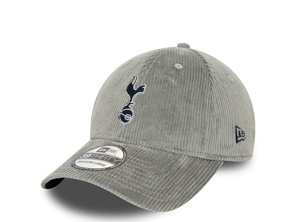 New Era Tottenham Hotspur Gray Cord Edition 39Thirty Stretch Gorra