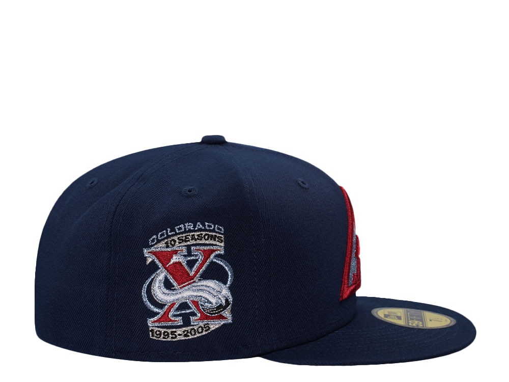 New Era Colorado Avalanche 10th Anniversary Blue Prime Edition 59Fifty Fitted Gorra