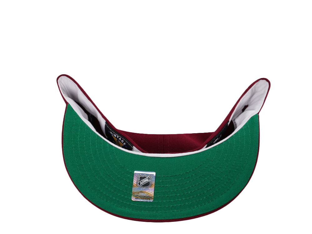 New Era Hartford Whalers 10th Anniversary Smooth Red Throwback Edition 59Fifty Fitted Gorra