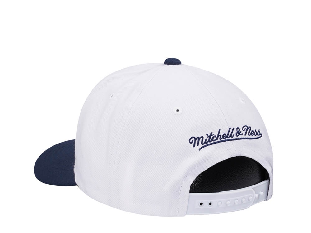Mitchell & Ness Dallas Mavericks Team Two Tone 2.0 Pro White Snapback Gorra