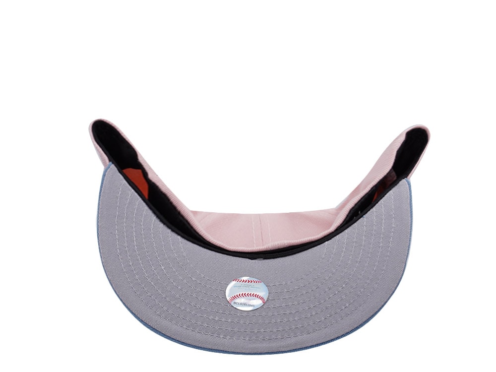 New Era Los Angeles Dodgers World Series 2025 Pink Rouge Two Tone Edition 59Fifty Fitted Gorra