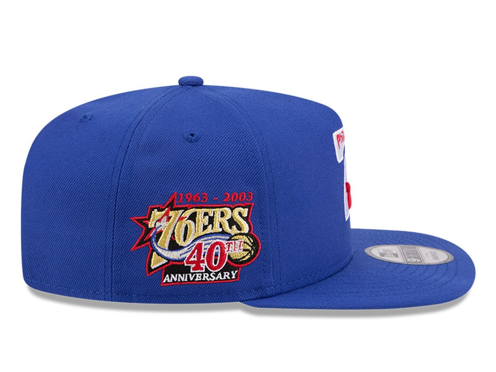 New Era Philadelphia 76ers 40th Anniversary HWC Edition 9Fifty A Frame Snapback Gorra