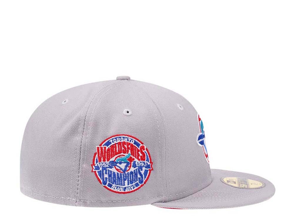 New Era Toronto Blue Jays World Back to Back Fresh Grey Edition 59Fifty Fitted Gorra