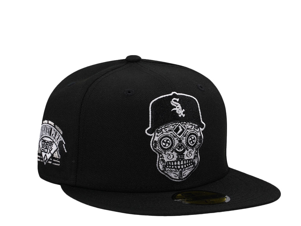 New Era Chicago White Sox Skull Prime Comiskey Park Edition 59Fifty Fitted Gorra