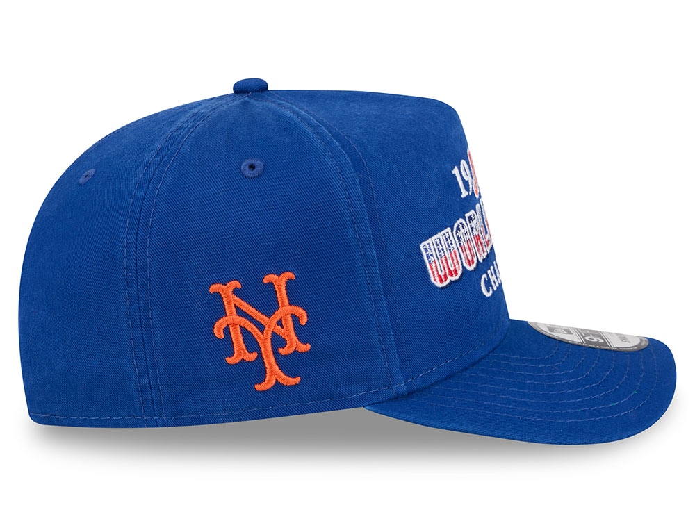 New Era New York Mets World Series Champions 1986 Historic Blue Edition 9Fifty A Frame Snapback Gorra