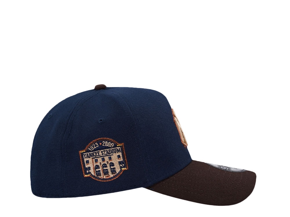 New Era New York Yankees Stadium Patch Ocean Fall Two Tone Edition 9Forty A Frame Snapback Gorra