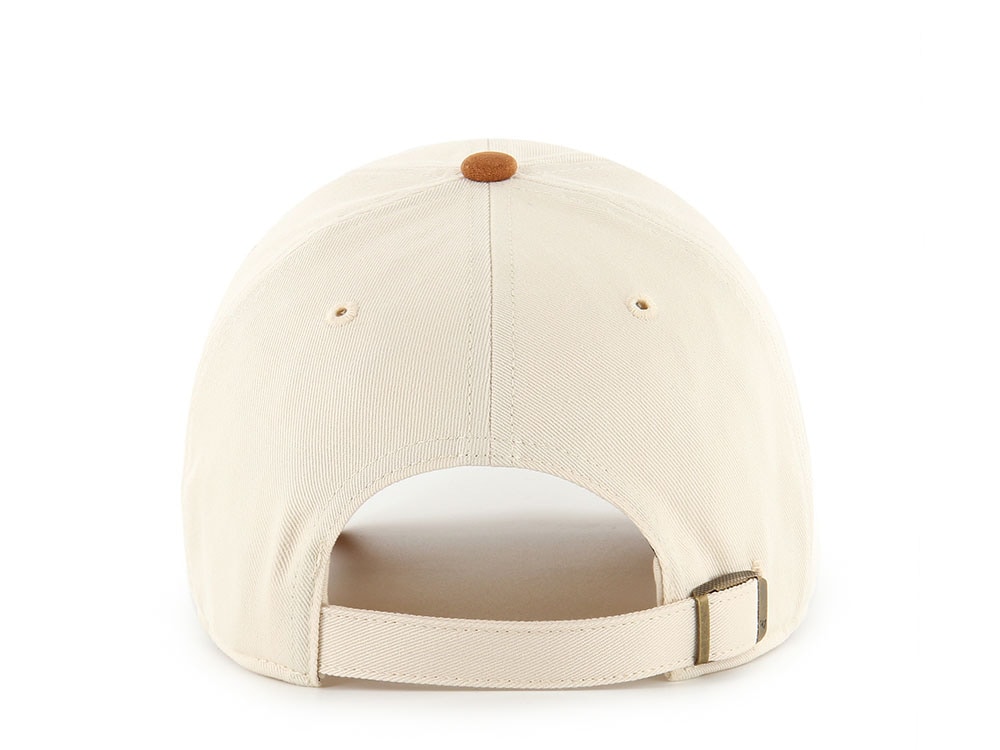 47 Brand Oakland Athletics Script Suede Visor Natural Clean Up Strapback Gorra