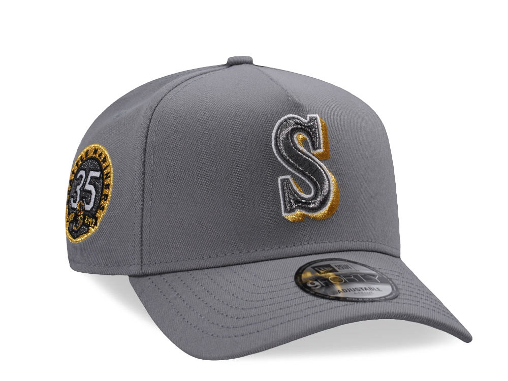 New Era Seattle Mariners 35th Anniversary Gray Edition A Frame 9Forty Snapback Gorra