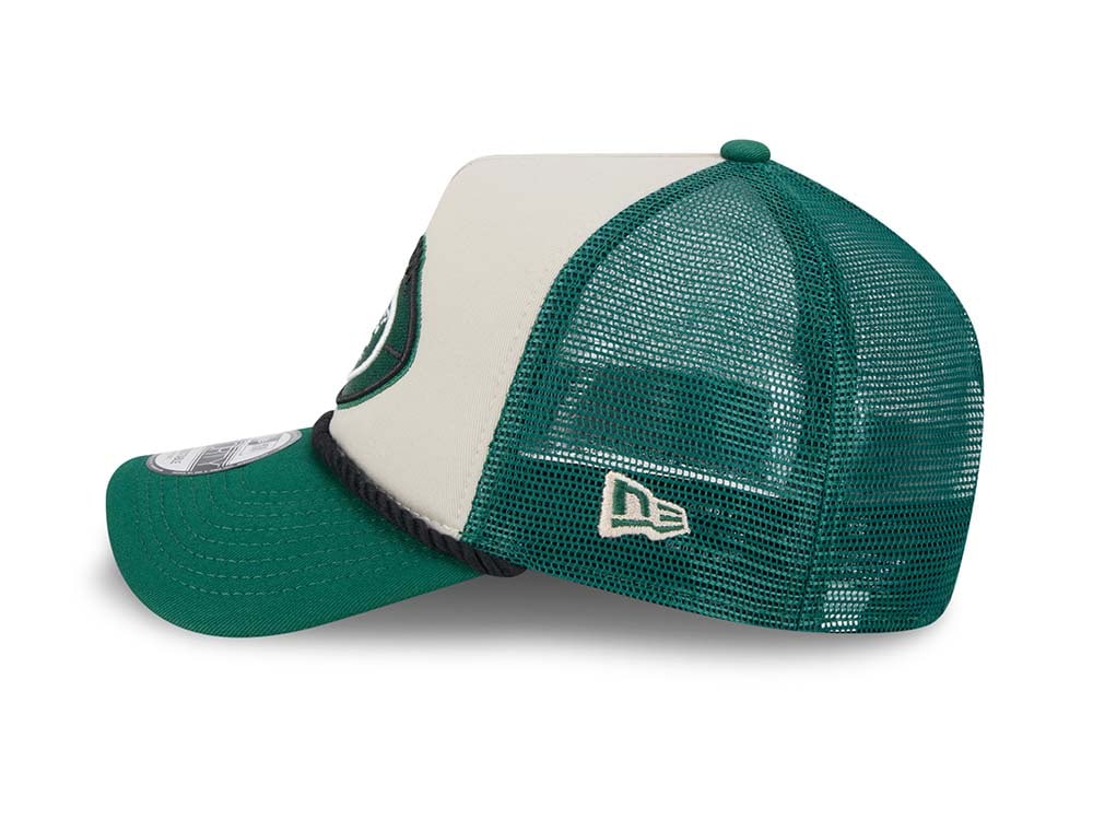 New Era New York Jets Sideline 2024 9Forty A Frame Trucker Snapback Gorra
