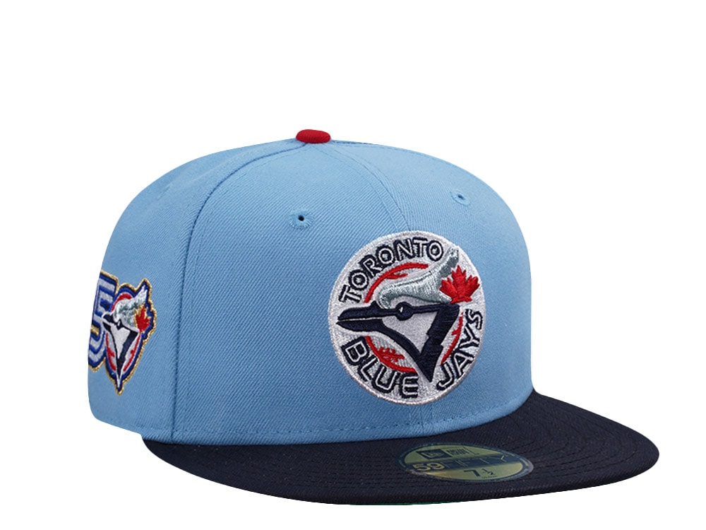 New Era Toronto Blue Jays 50th Anniversary Sky Blue Two Tone Edition 59Fifty Fitted Gorra