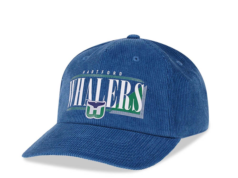 American Needle Hartford Whalers Blue Cord Snapback Gorra
