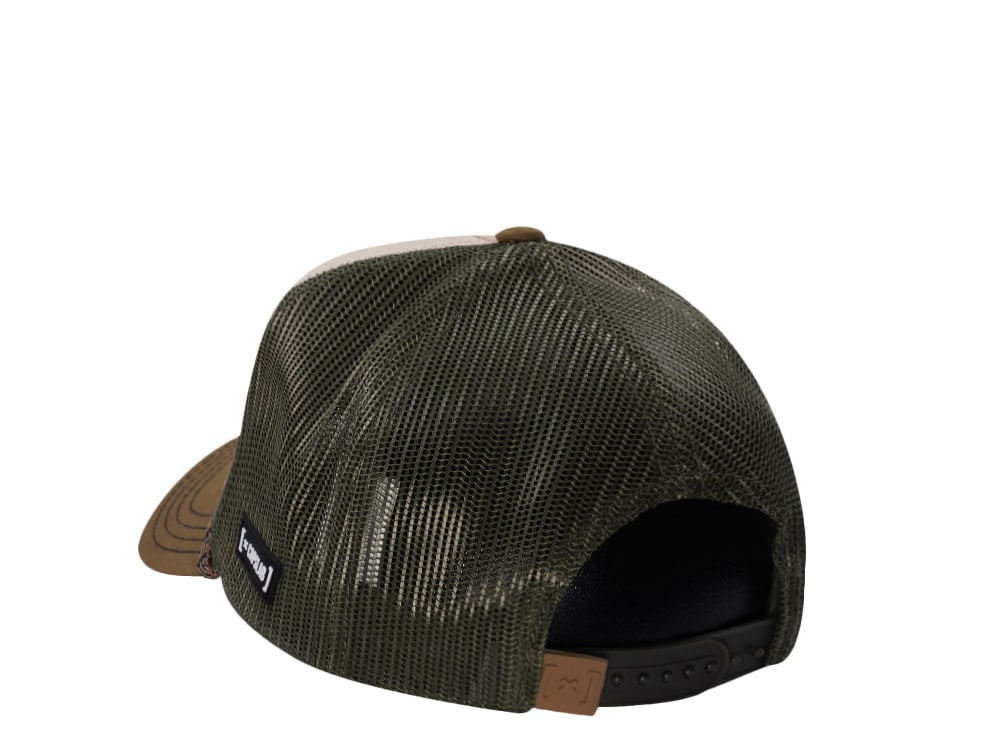 Capslab Harry Potter Hogwarts Flying Lessons Beige Trucker Snapback Gorra