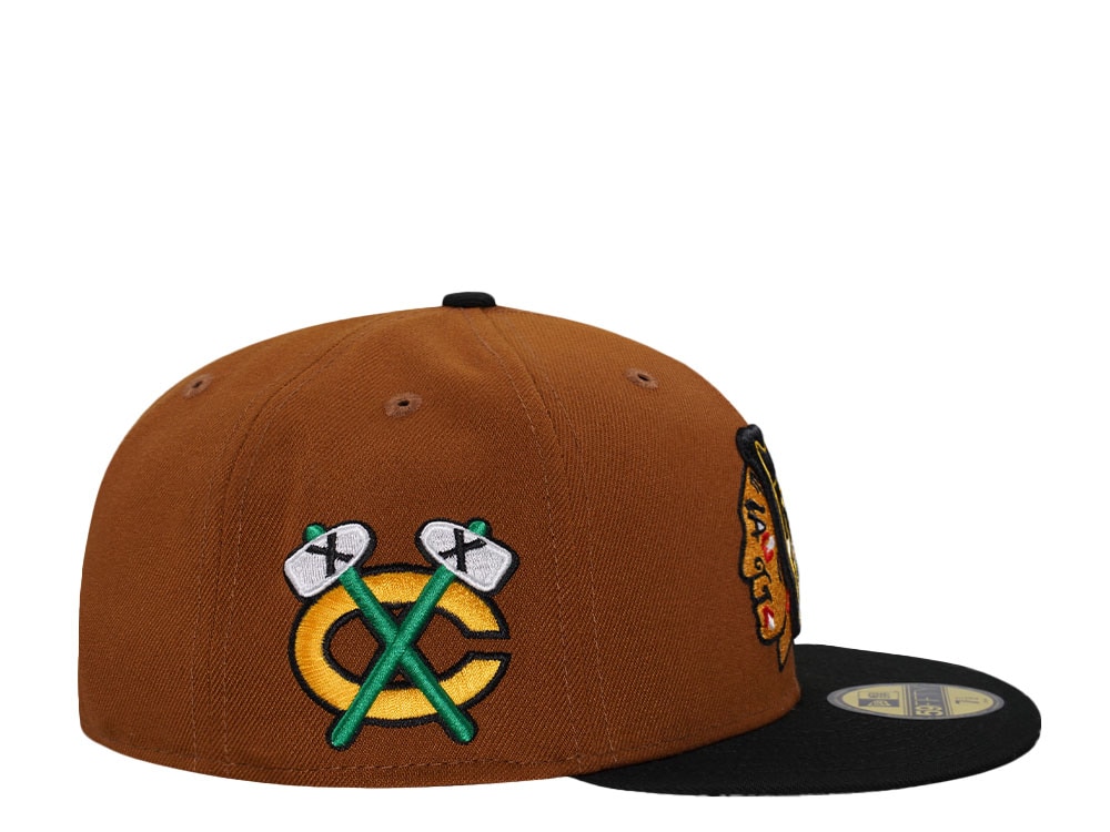 New Era Chicago Blackhawks Bourbon Two Tone Edition 59Fifty Fitted Gorra