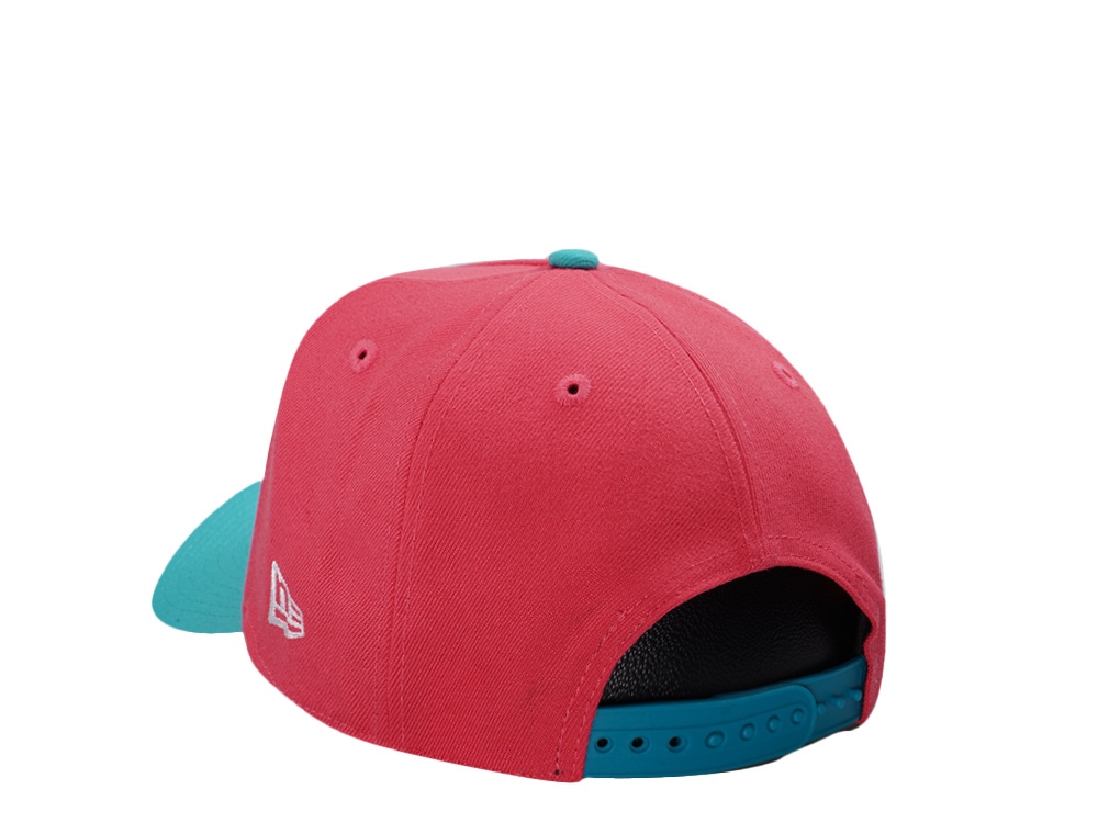 New Era Miami Heat Coral Two Tone Edition 9Forty A Frame Snapback Gorra