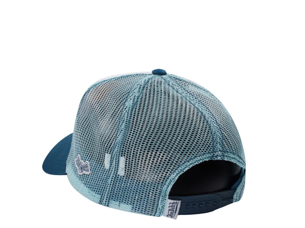Von Dutch Embroidery Sunny Ride Two Tone Trucker Snapback Gorra