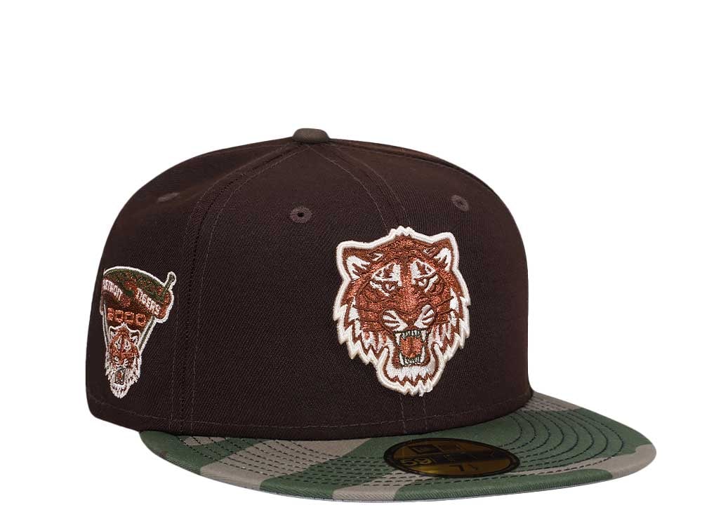 New Era Detroit Tigers Comerica Park Copper Camo Two Tone Edition 59Fifty Fitted Gorra