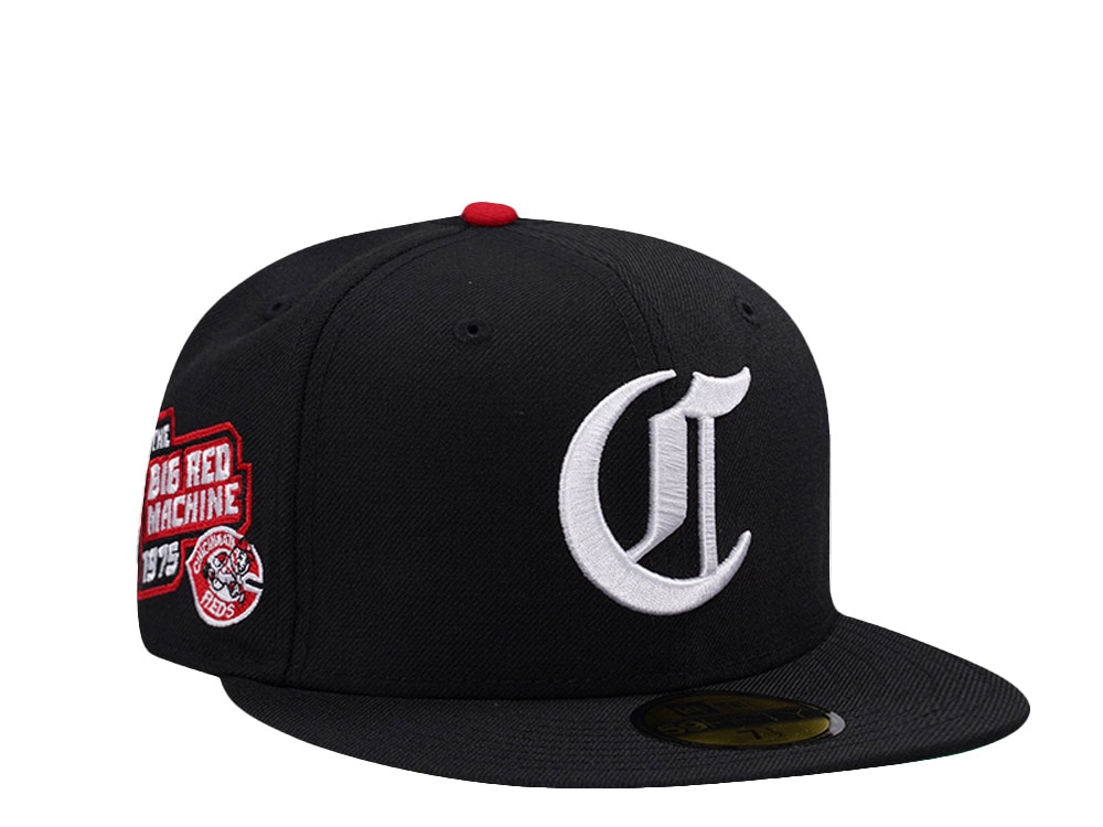 New Era Cincinnati Reds Wool Black Prime Edition 59Fifty Fitted Gorra