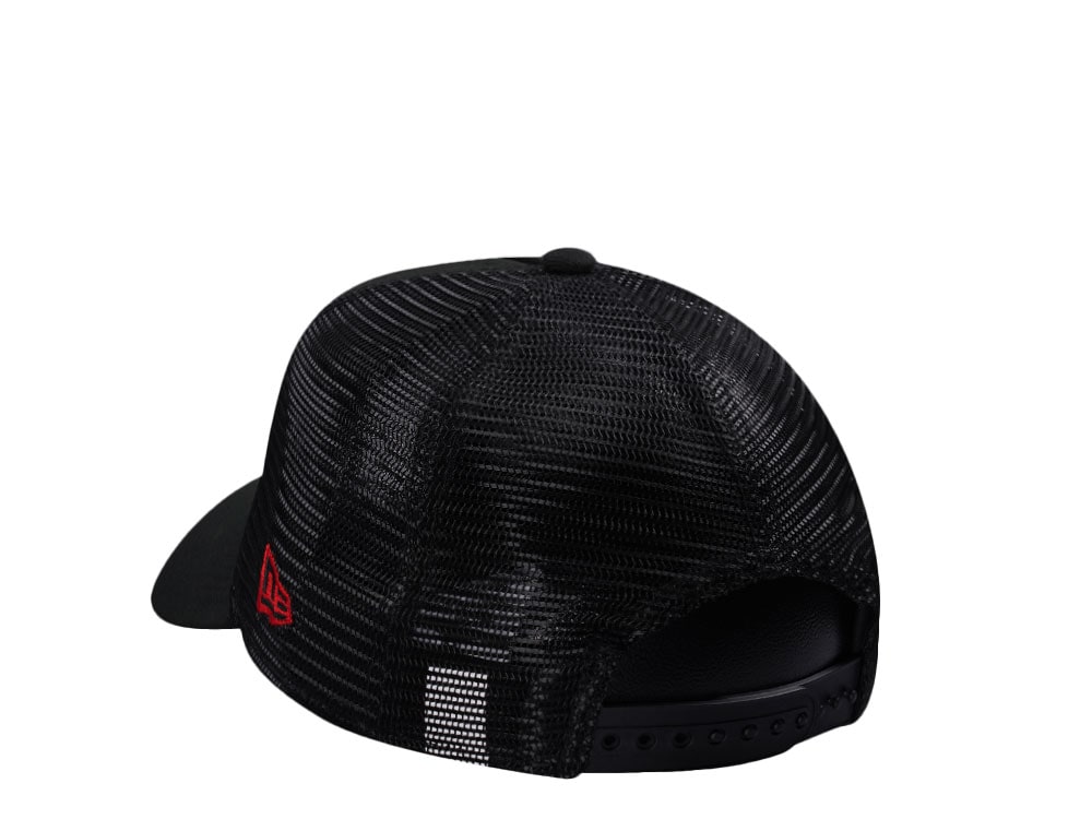 New Era Manchester United Fc Black Classic 9Forty A Frame Trucker Snapback Gorra