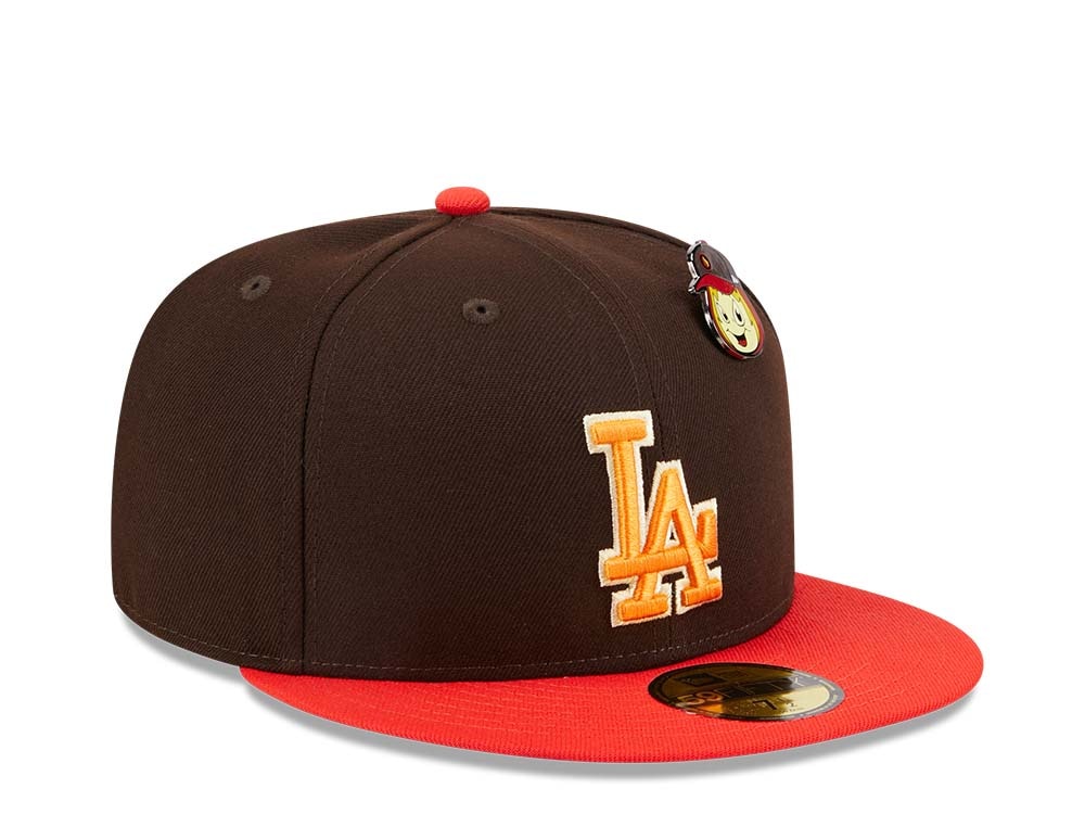 New Era Los Angeles Dodgers The Elements Brown Two Tone Edition 59Fifty Fitted Gorra