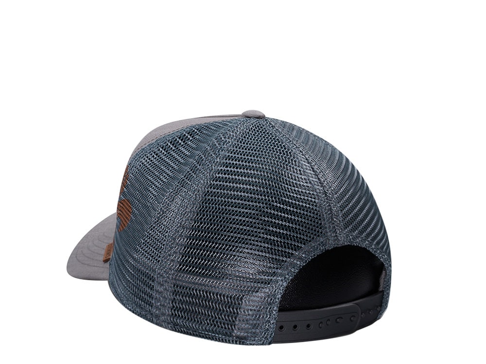 Djinns Linen Gray Trucker Snapback Gorra