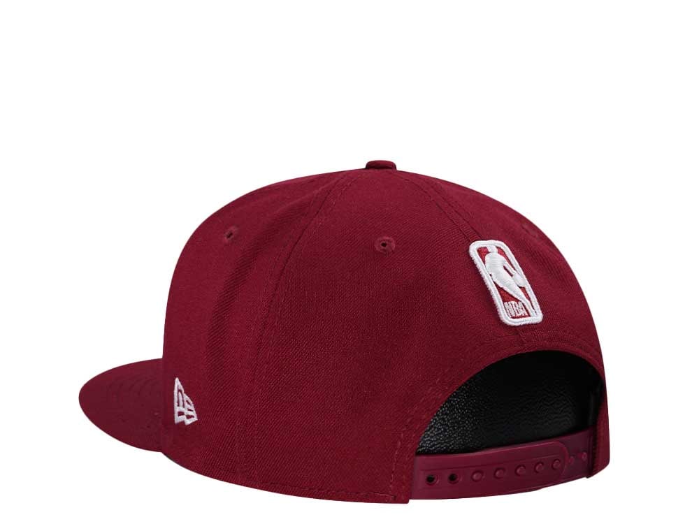 New Era Atlanta Hawks Maroon Classic Edition 9Fifty Snapback Gorra