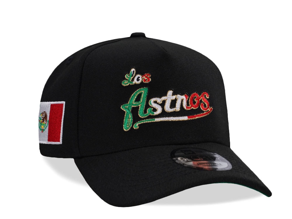 New Era Houston Astros Mexico Black Edition 9Forty A Frame Snapback Gorra