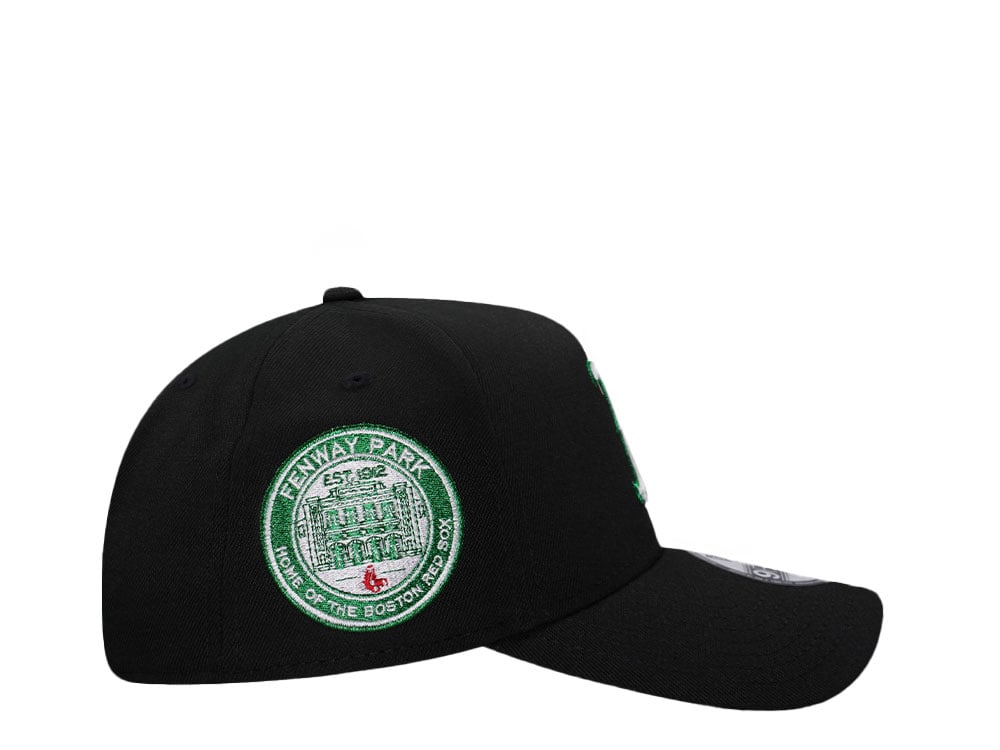 New Era Boston Red Sox Fenway Park Metallic Green Edition 9Forty A Frame Snapback Gorra