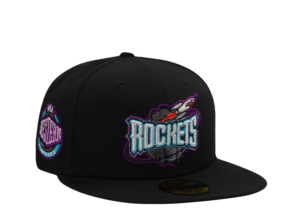 New Era Houston Rockets NBA Western Conference Black Prime Edition 59Fifty Fitted Gorra