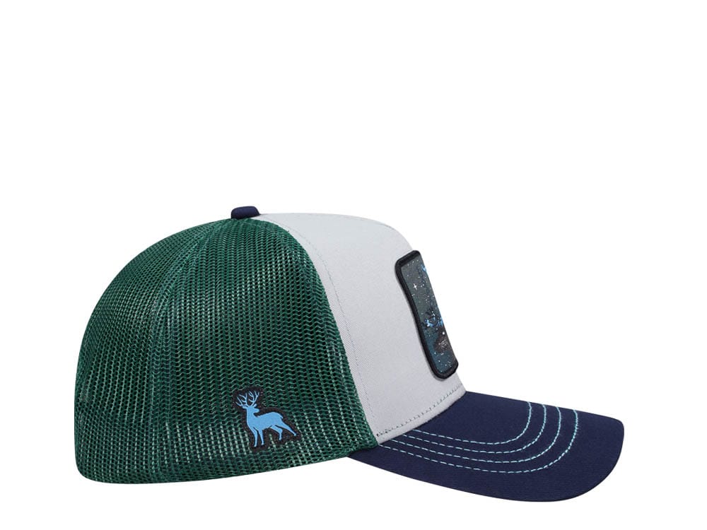 Capslab Fantastic Beasts Forest White Green Blue Trucker Snapback Gorra
