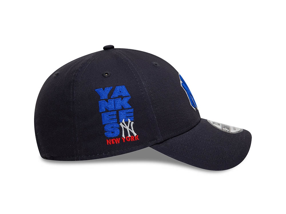 New Era New York Yankees MLB Patch Navy 9Forty Strapback Gorra