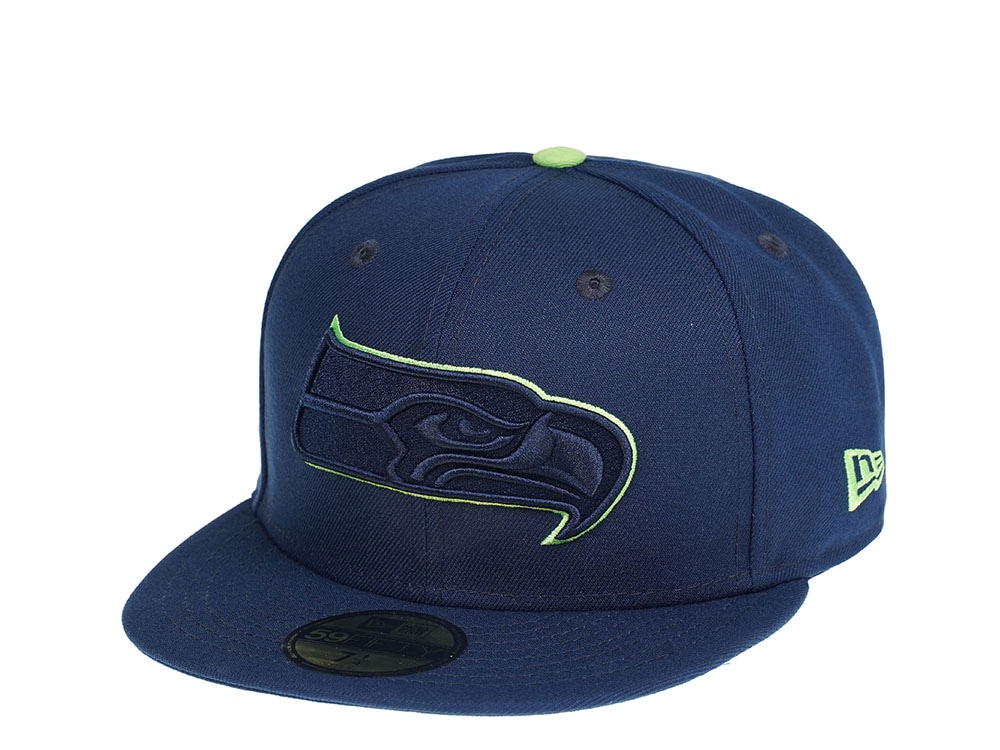 New Era Seattle Seahawks All Navy Edition 59Fifty Fitted Gorra